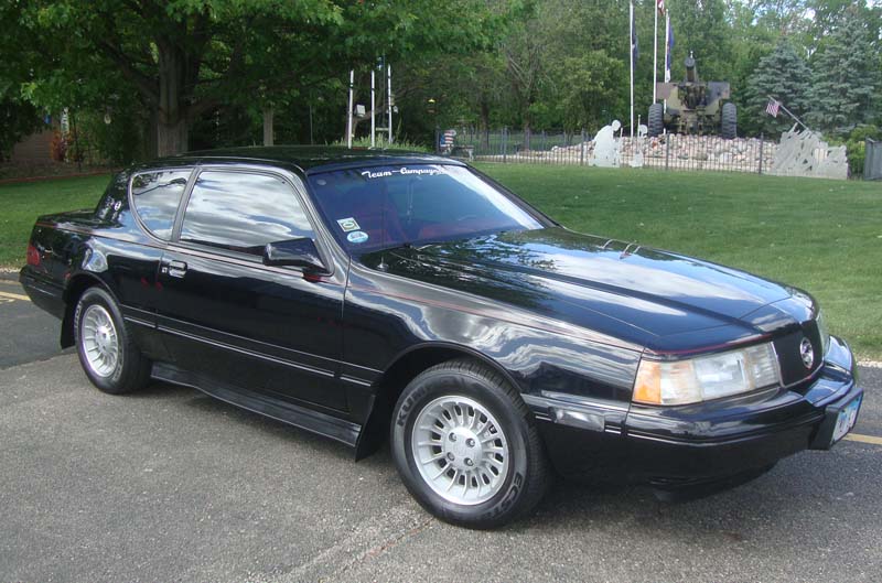 Black 1988 Cougar