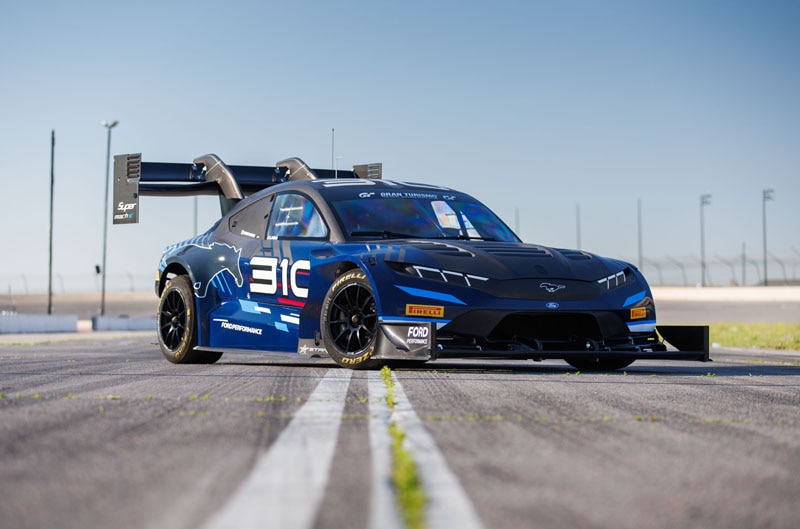 Electric super mustang mach-e demonstrator