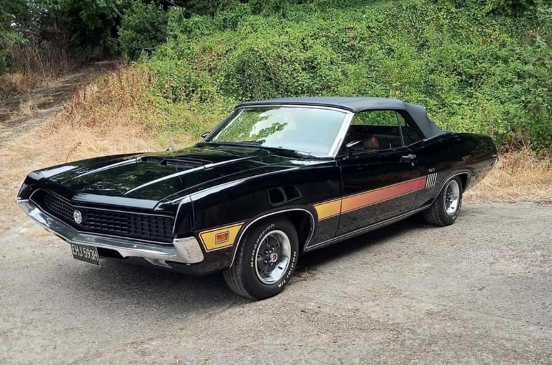 black ford torino
