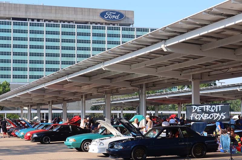 Mustang Foxbody cars at WHQ