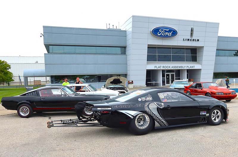 Fords in front of FRAP