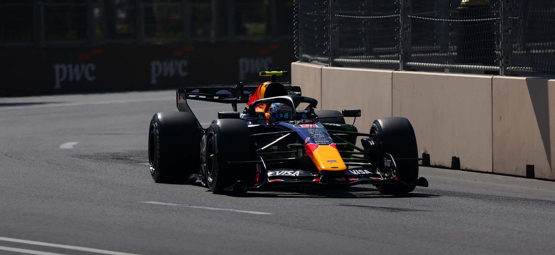 F1 car on track