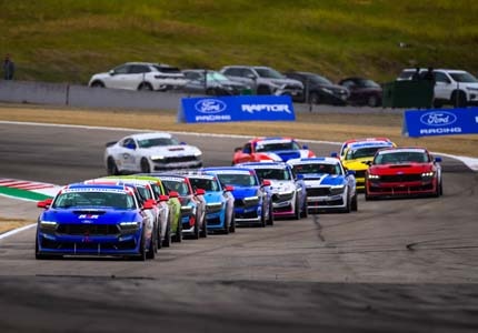 Mustangs on the track