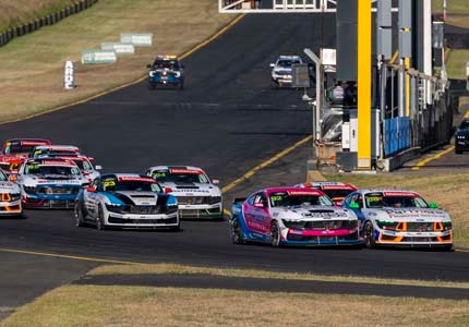 Mustangs on the track
