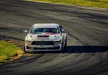 Mustangs on the track