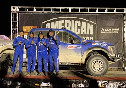 F-150 team on podium
