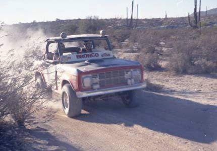Bronco Oly driving