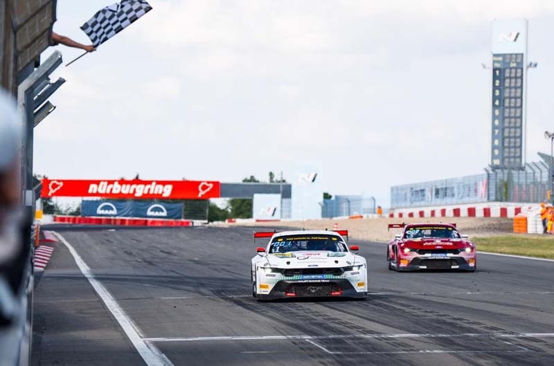Mustangs on the track
