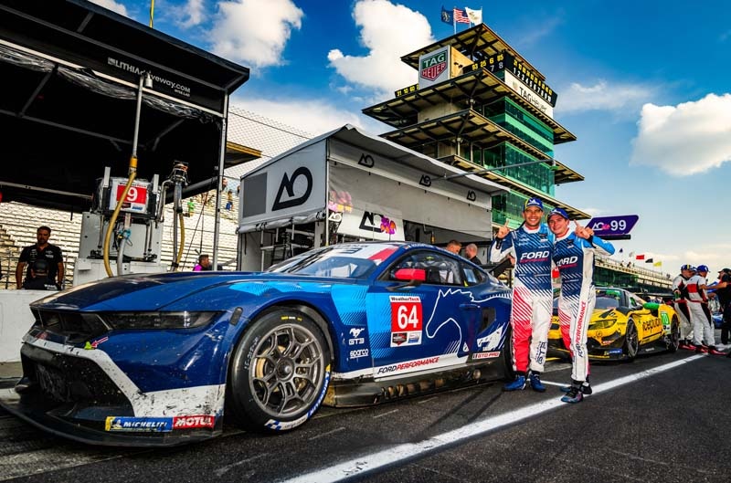 drivers in front of car