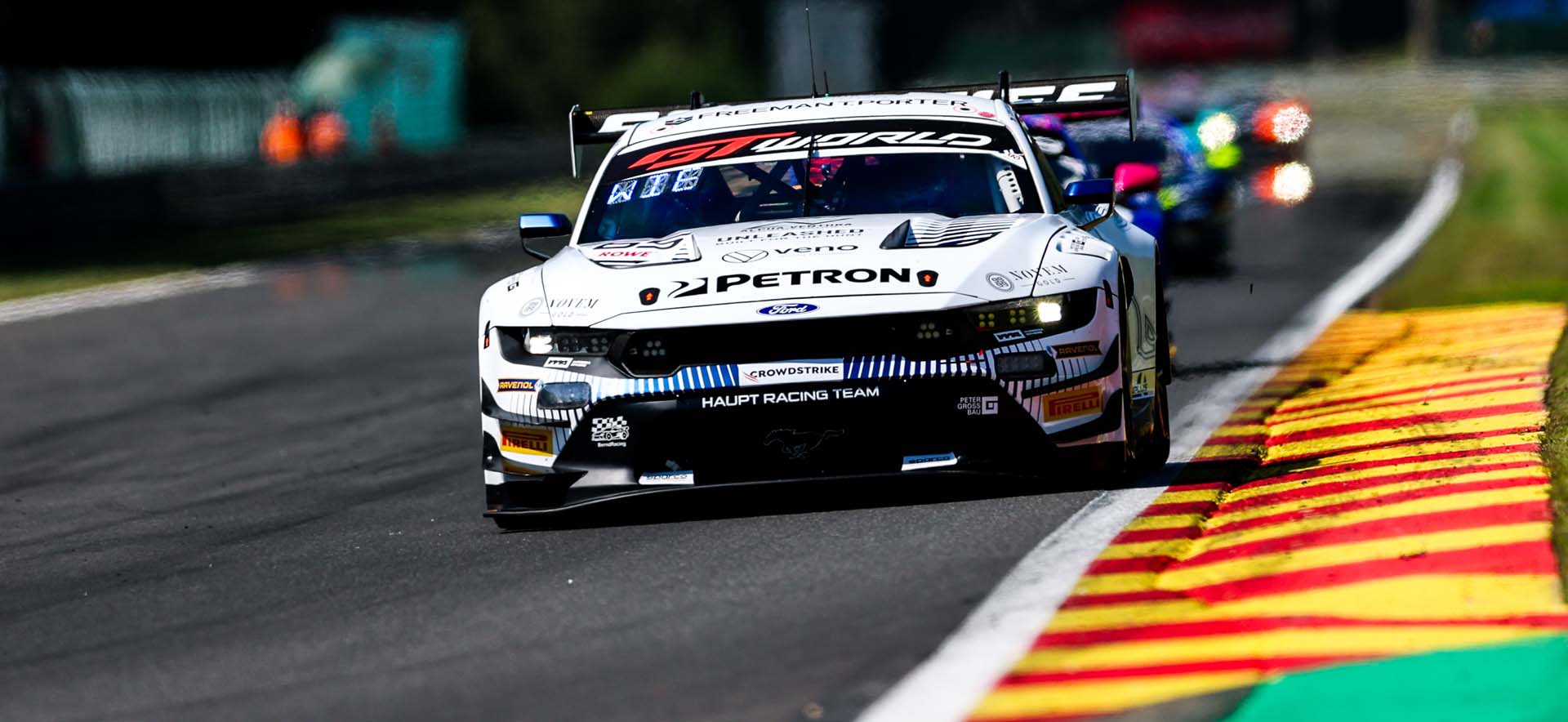 Mustang on track