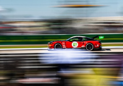 #16 Mustang GT3 on Track