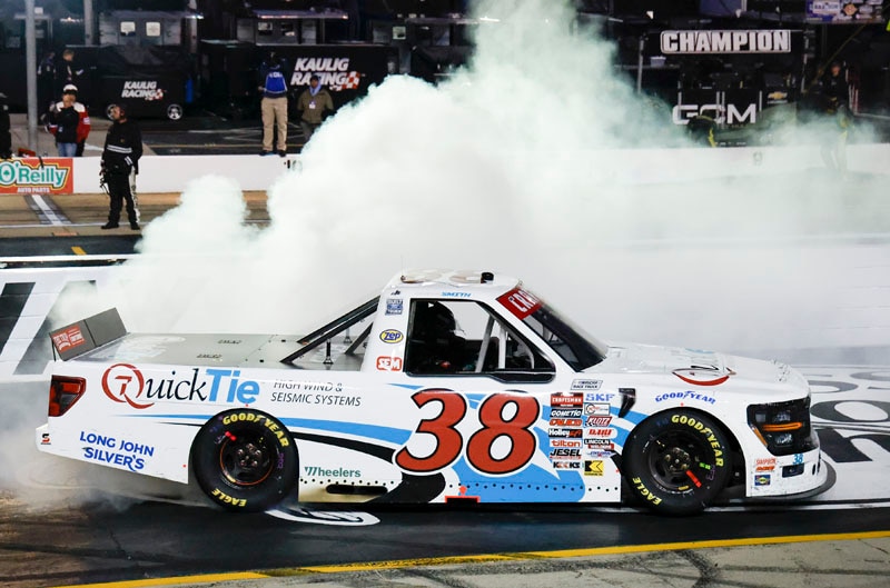 Smith's F-150 on the track