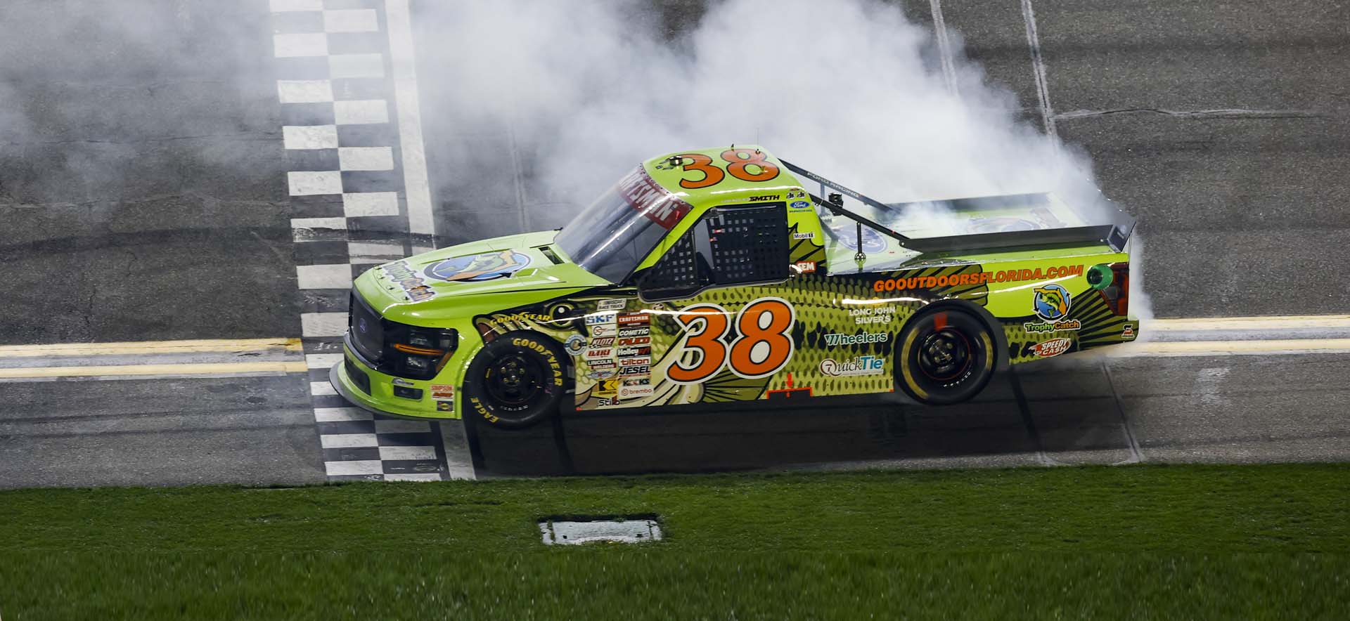 Mustang on the track