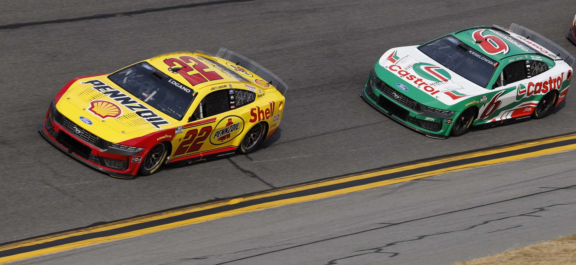 Mustangs on the track