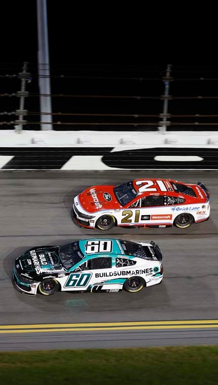 Mustangs on the track