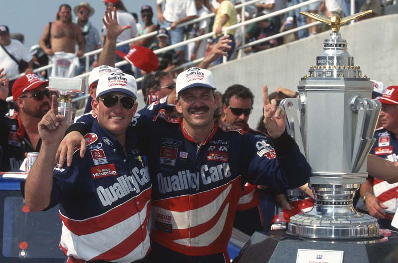 Dale Jarrett and crew chief Todd Parrott