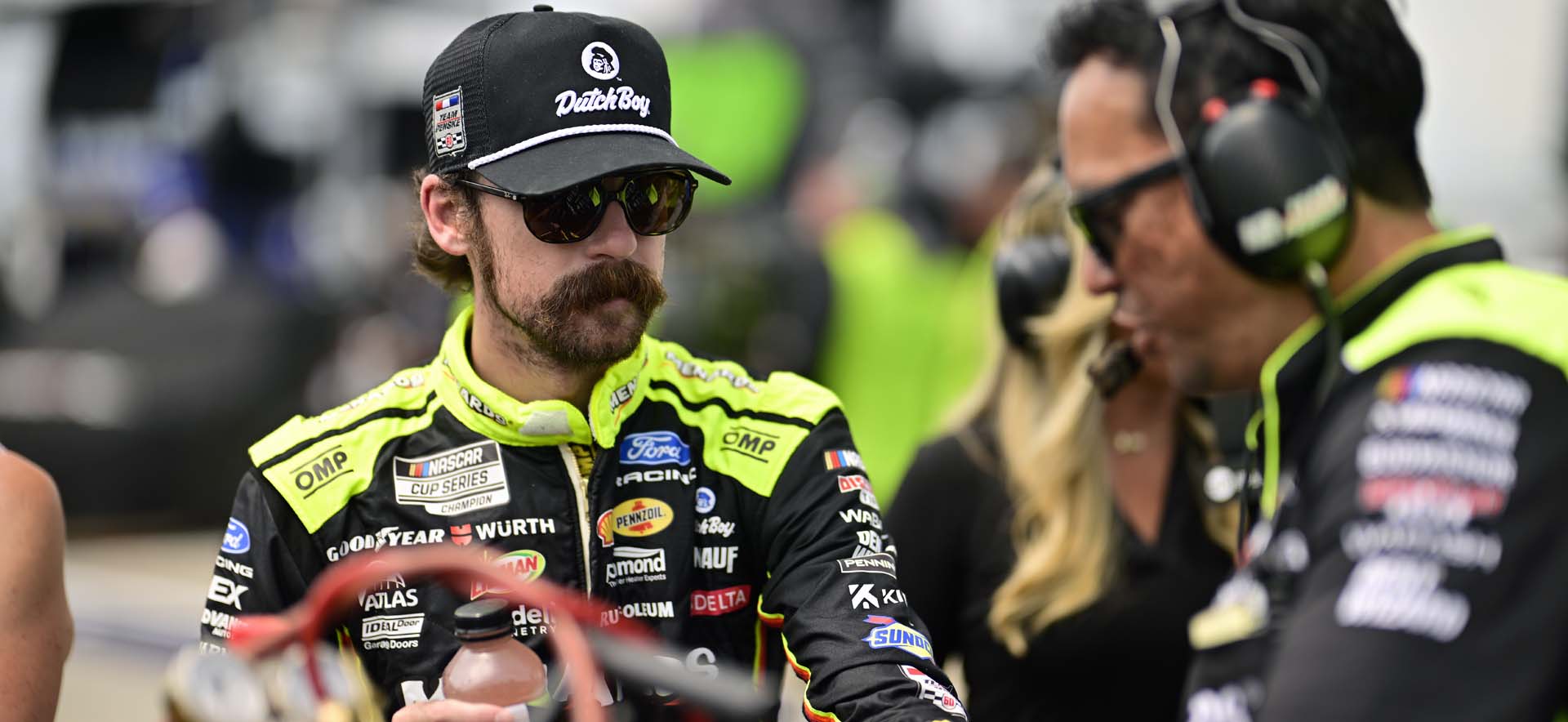 Ryan Blaney at Track