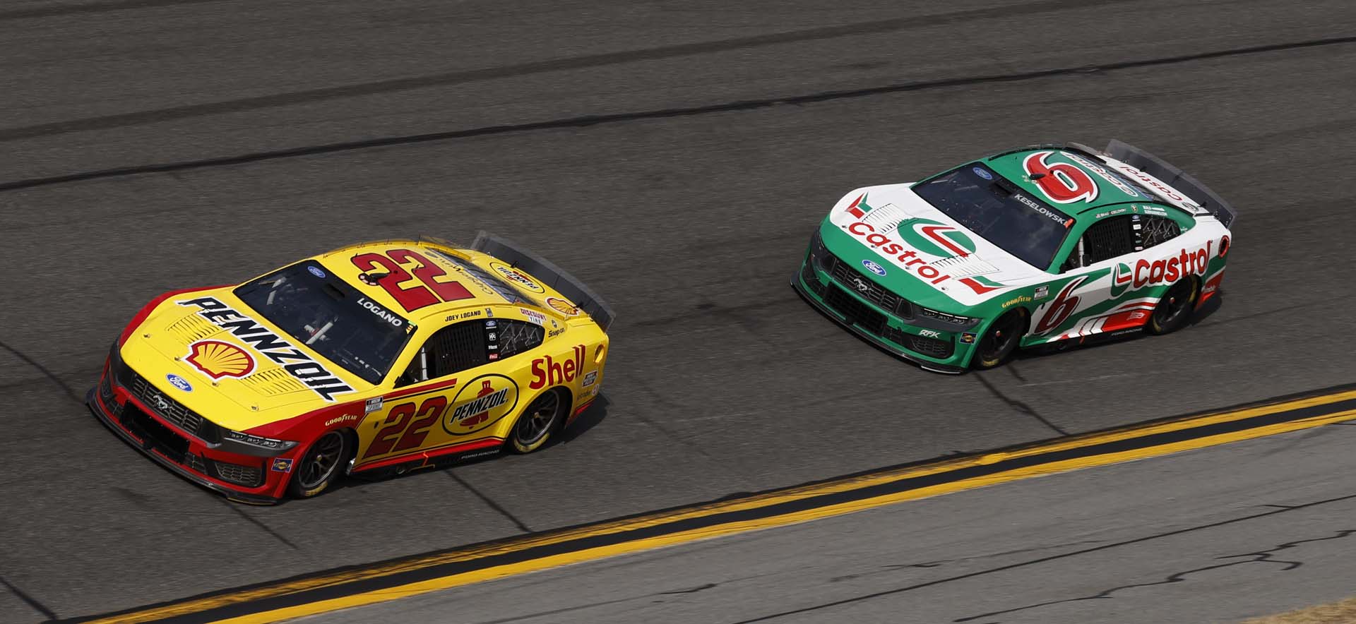 Mustangs on the track