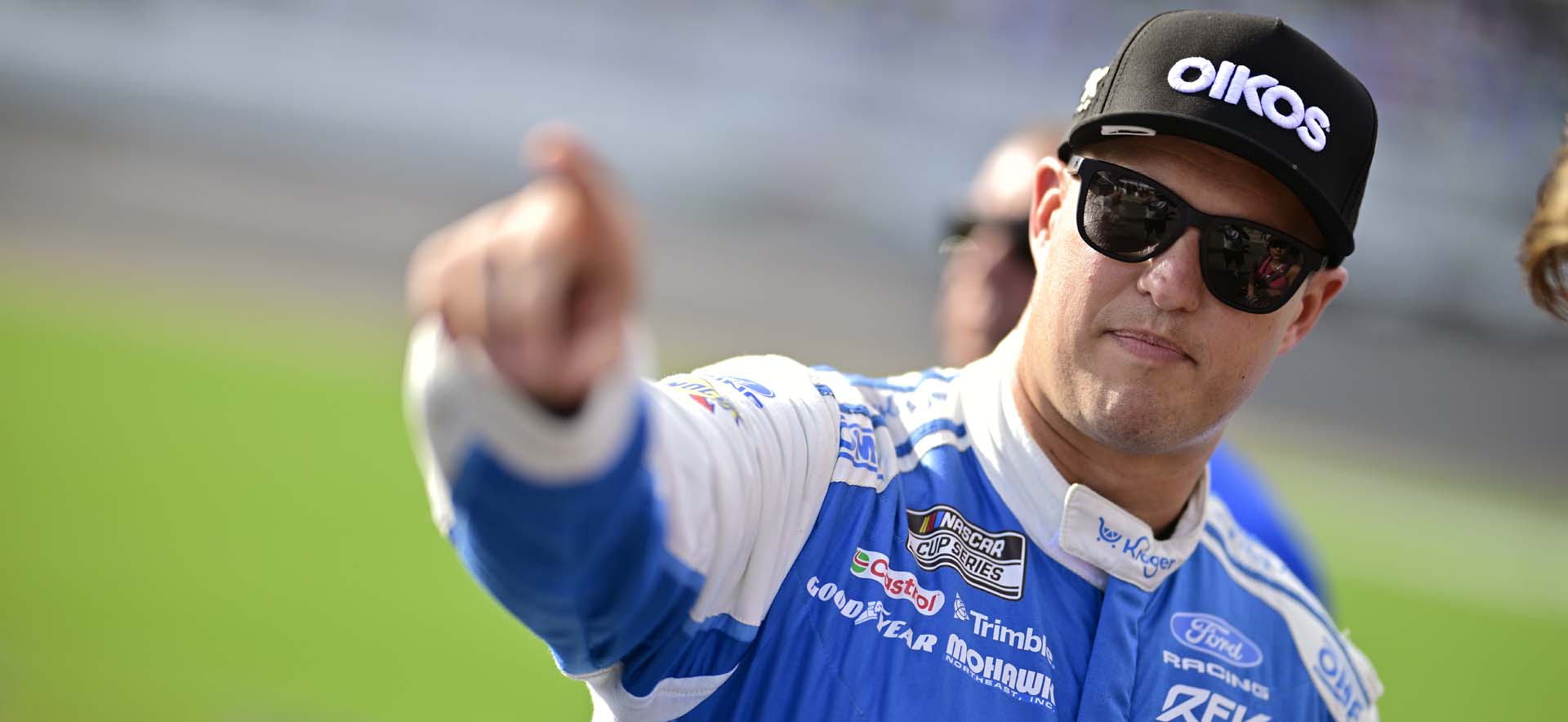 Preece at the track