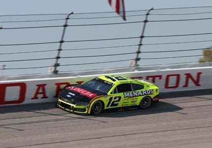 Mustang on the track