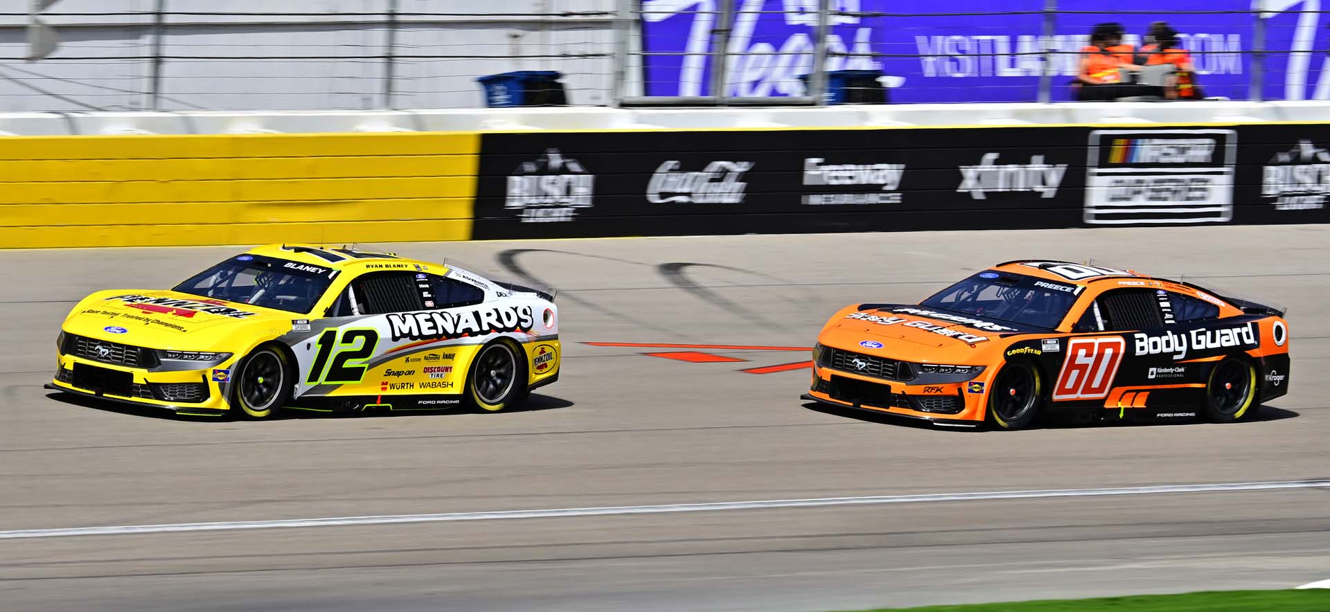 Mustangs on track