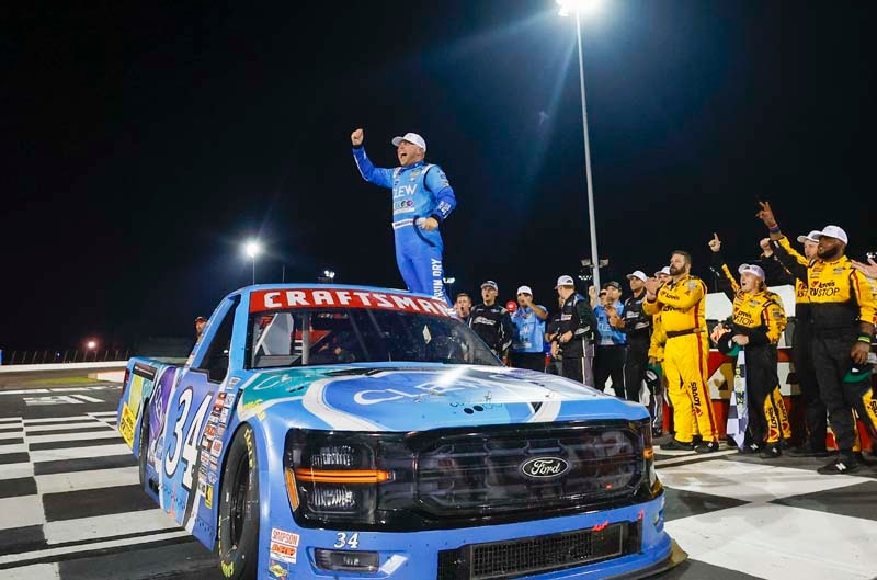 F150 in victory lane