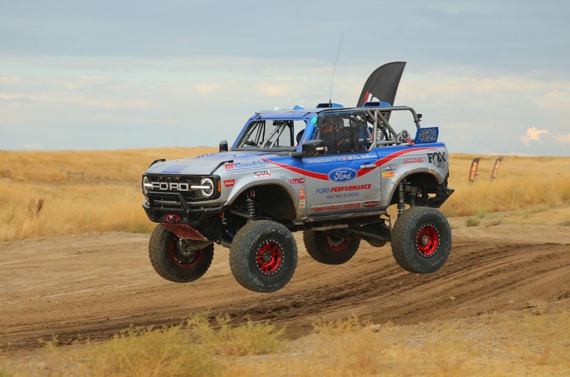 Bronco jumping