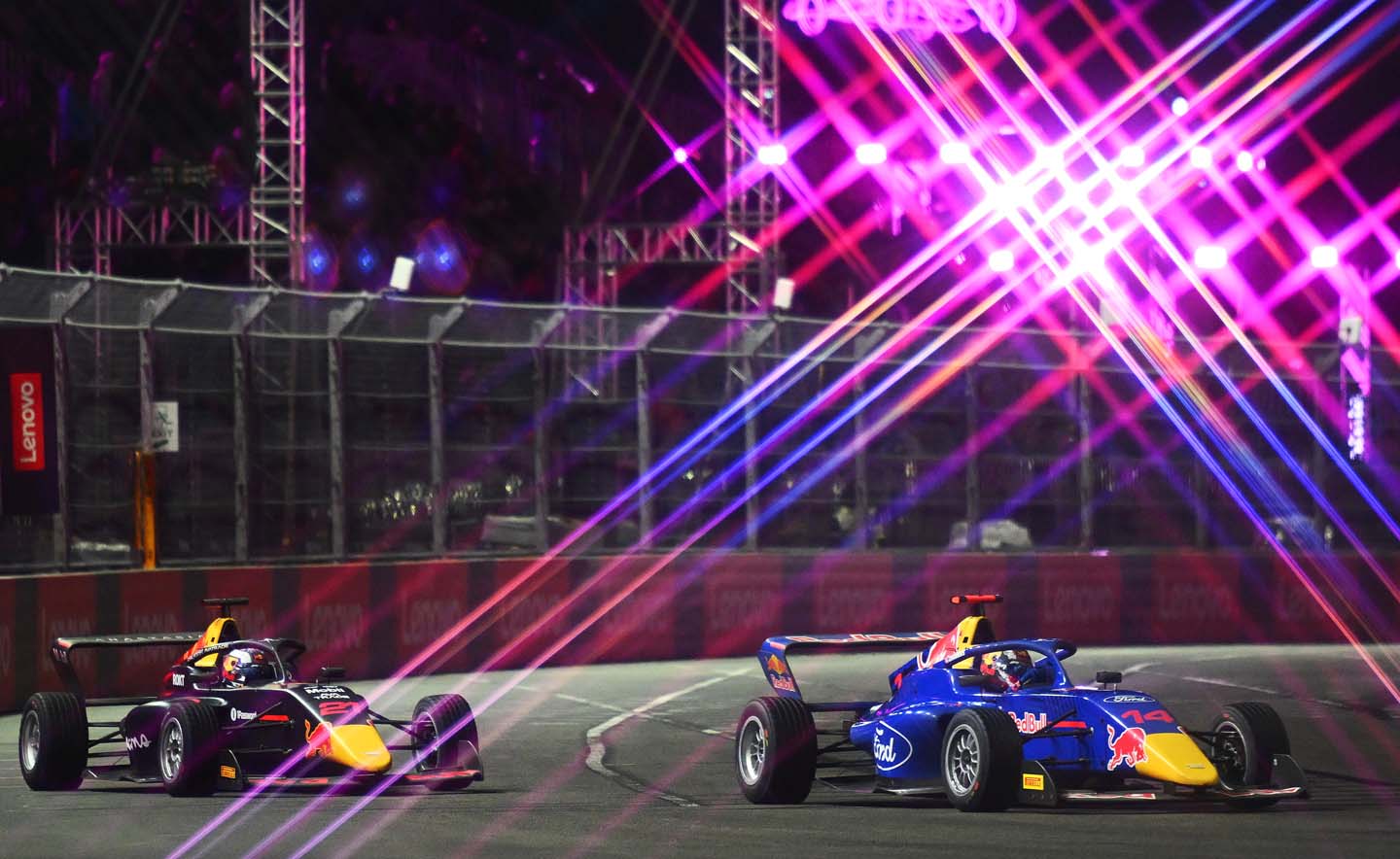 F1 Academy car on track