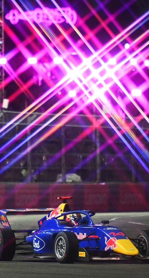 F1 Academy car on track