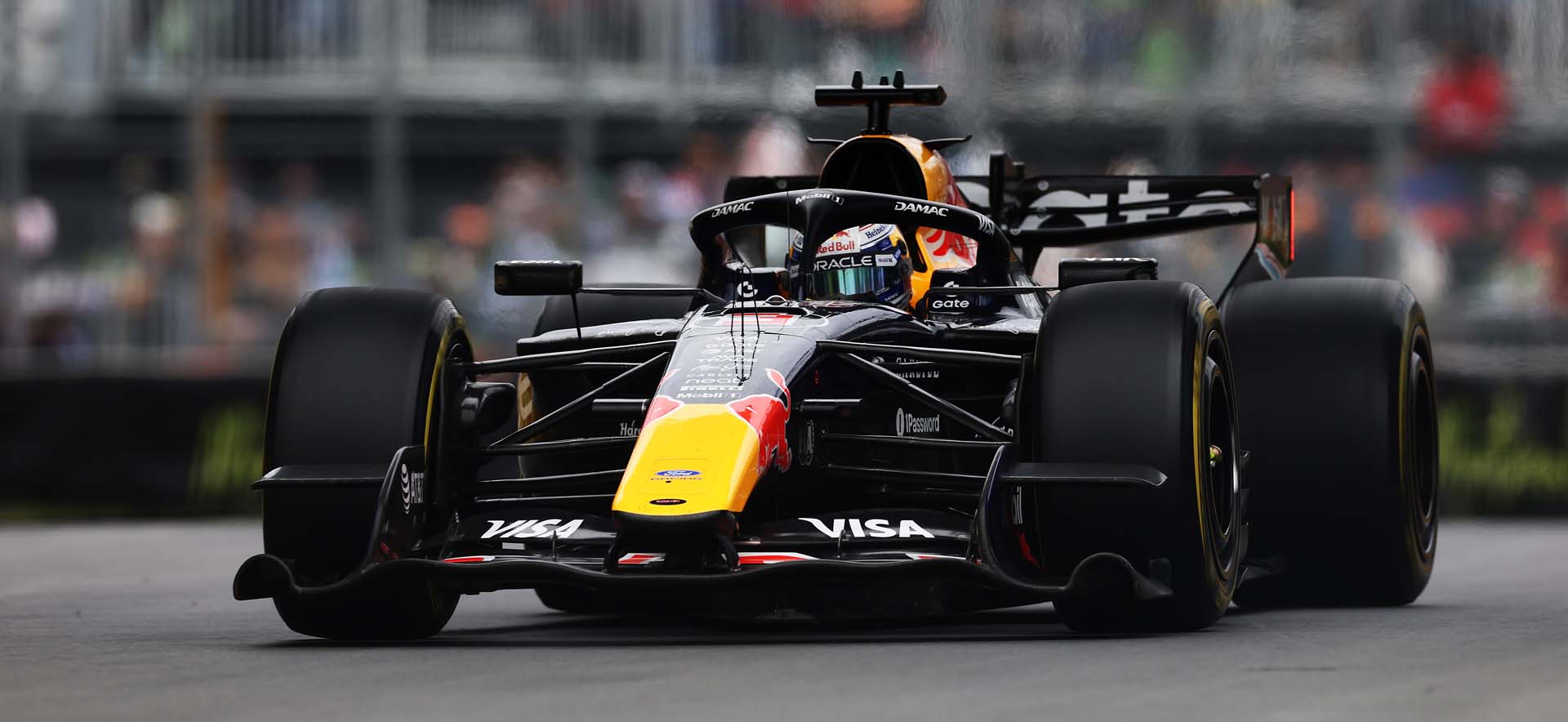 Formula 1 car on track