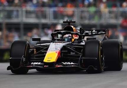Formula 1 car on track