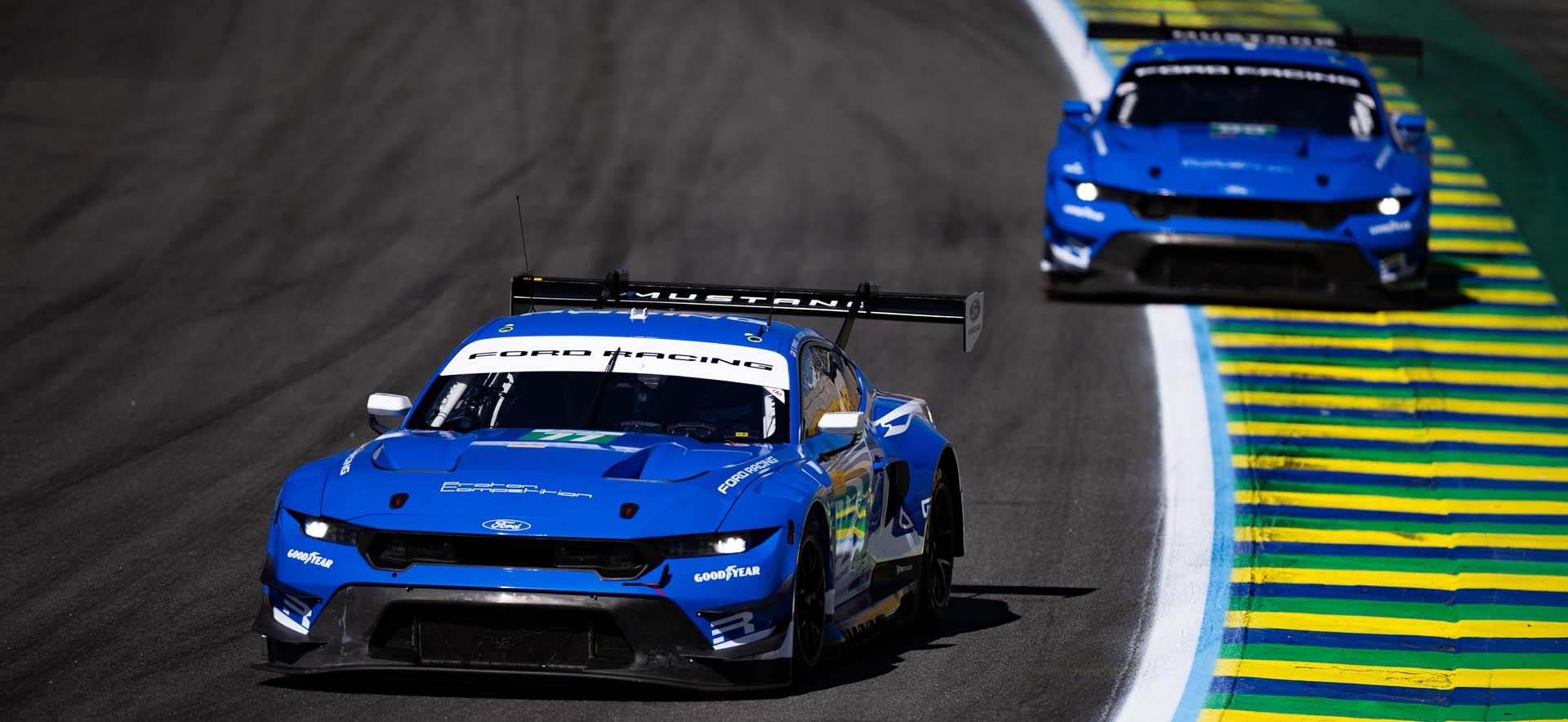 Mustangs on the track