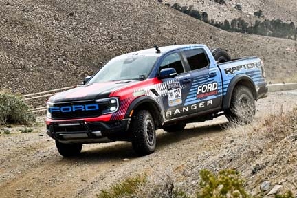 Ranger Raptor driving