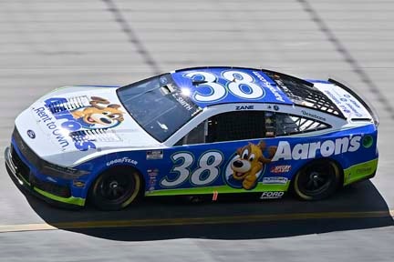 Mustang on the track