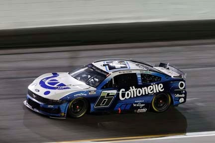 Mustang on the track