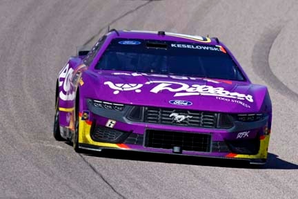 Mustang on the track