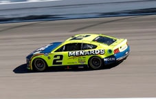 Mustang on the track