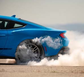 Mustang burnout