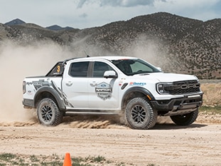 Ranger Raptor in action