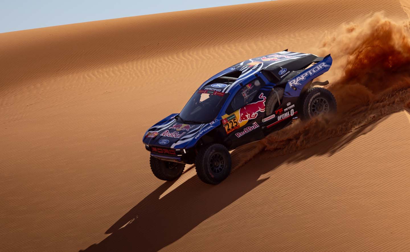 Raptor T1+ in desert