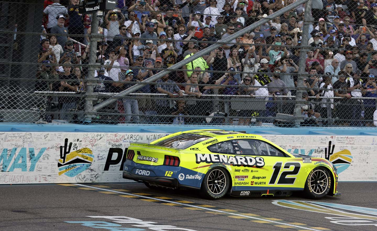Mustangs on the track