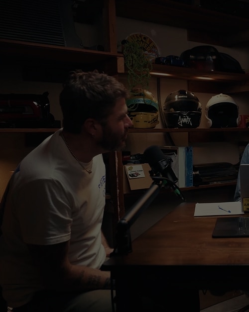 Hosts from podcast video