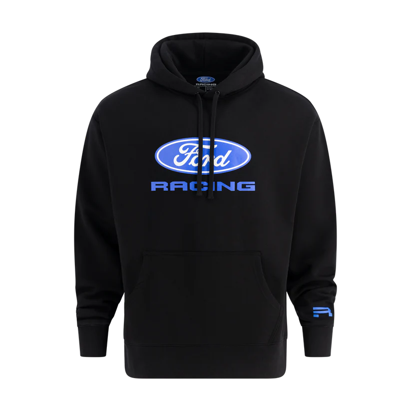 Ford Racing Logo Black Graphic Hoodie