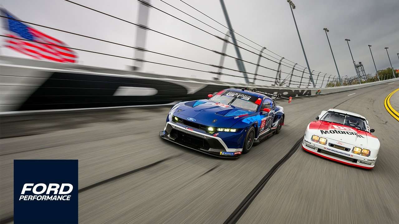 Video of a 1985 Mustang GTO Meeting the Mustang GT3
