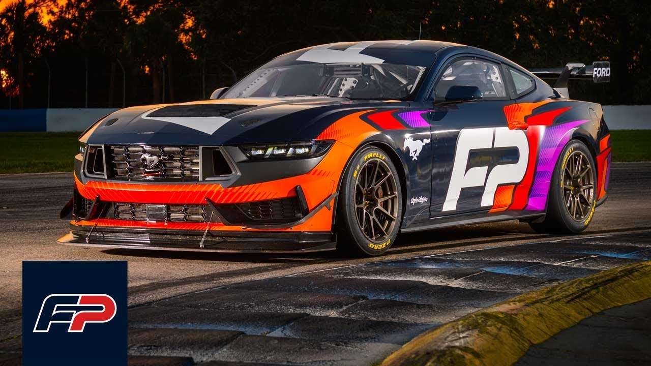 Video of the 2024 Mustang GT4 that was Bred to Race