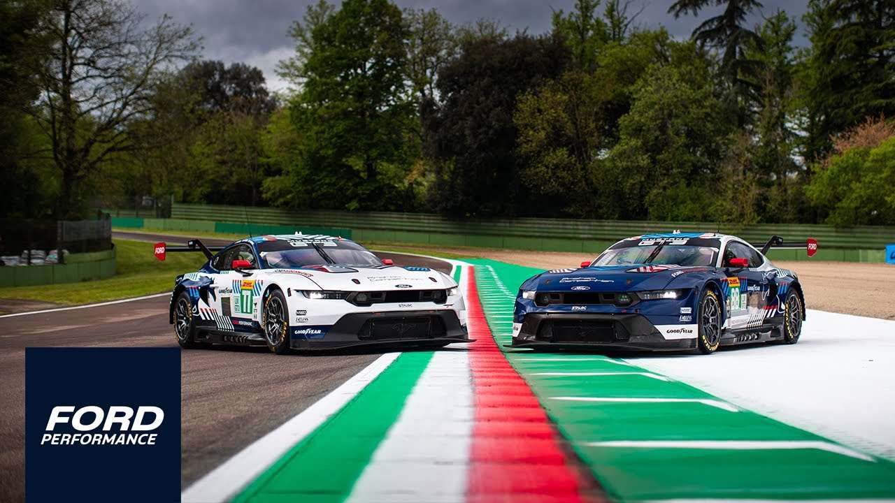 Video of the 2025 WEC Imola with the Mustang GT3