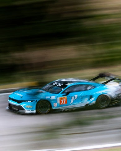 Ford Performance race car in motion
