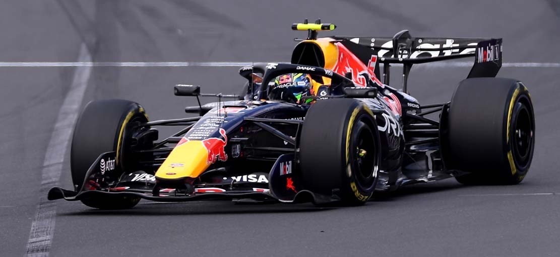 Formula 1 car on track