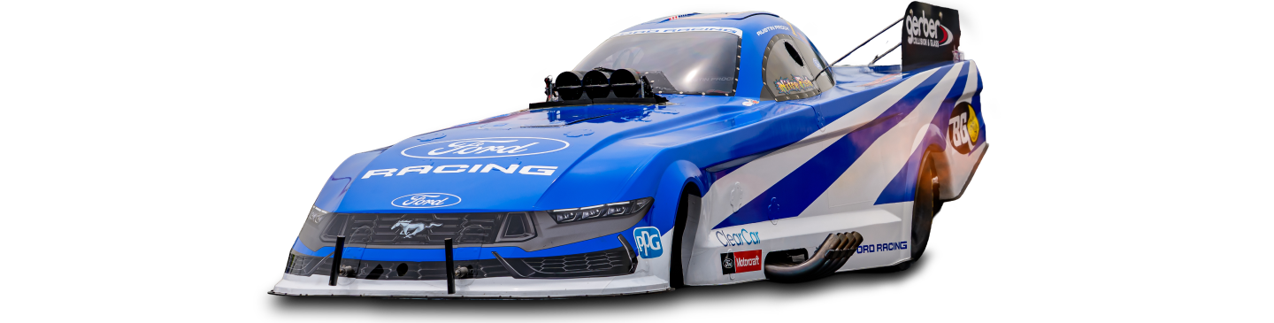 Ford Mustang Dark Horse NHRA vehicle