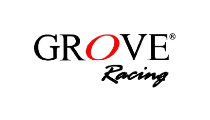 White card with the Grove Racing logo